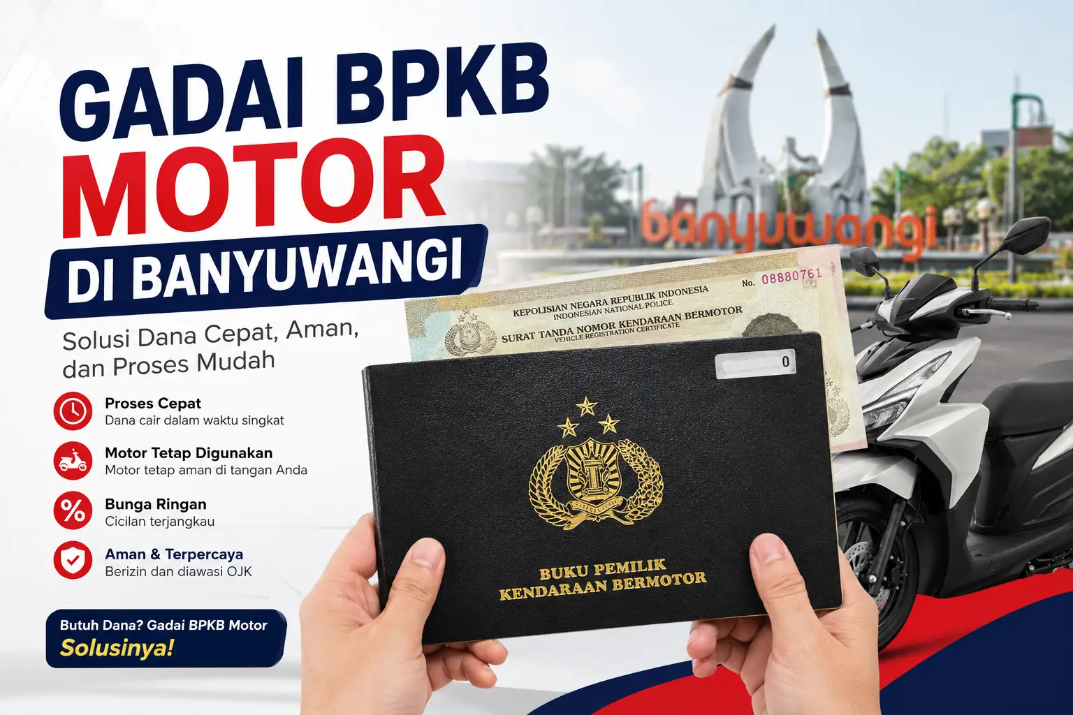 Gadai BPKB Motor di Banyuwangi
